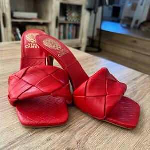 Vince Camuto size 6.5 red heels